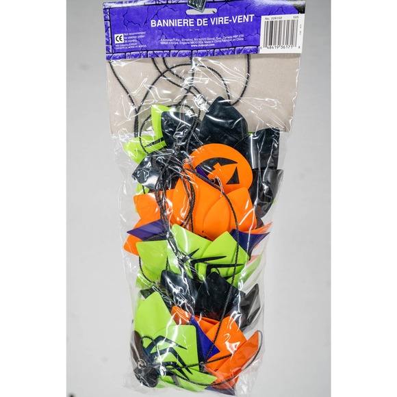 Pinwheel Spider Garland - Picture 2 of 3